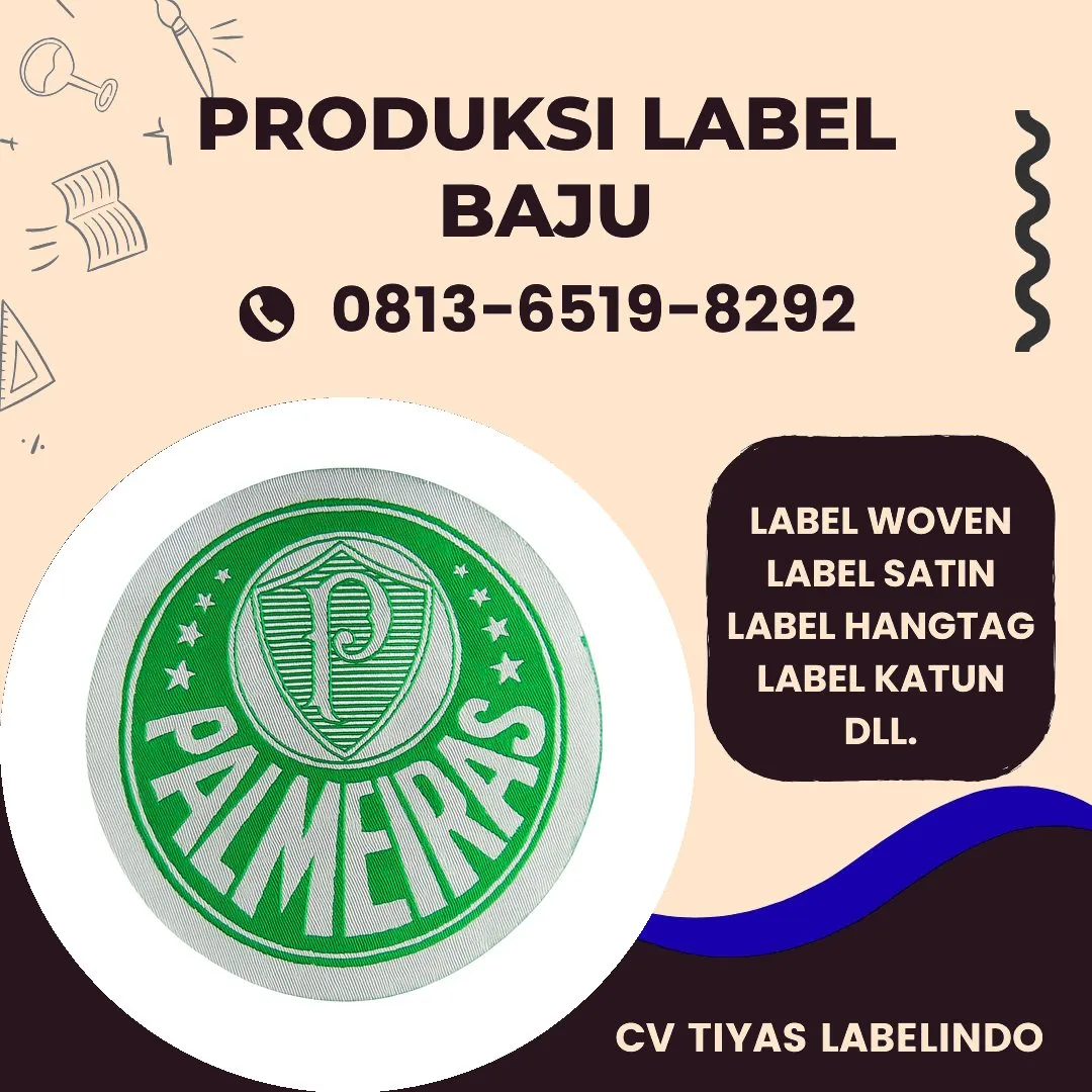 Cetak Label Baju di Batang, Label Woven Batang, Bikin Label Baju Batang, Pembuatan Label Baju Batang, Pesan Label Merk Baju Batang Cetak Label Batang, Label Baju Terdekat Batang