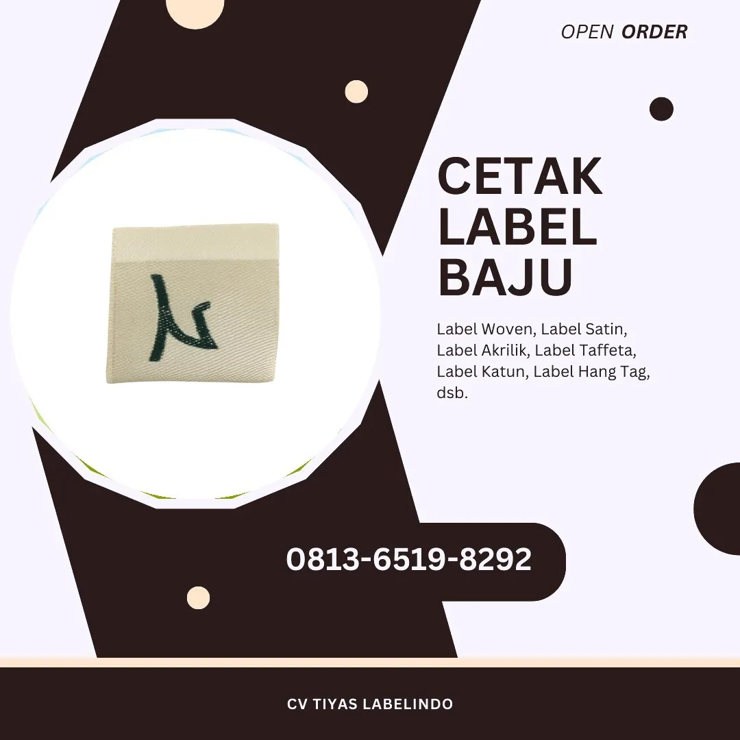 Cetak Label Baju Blora, 0813-6519-8292 (WA)