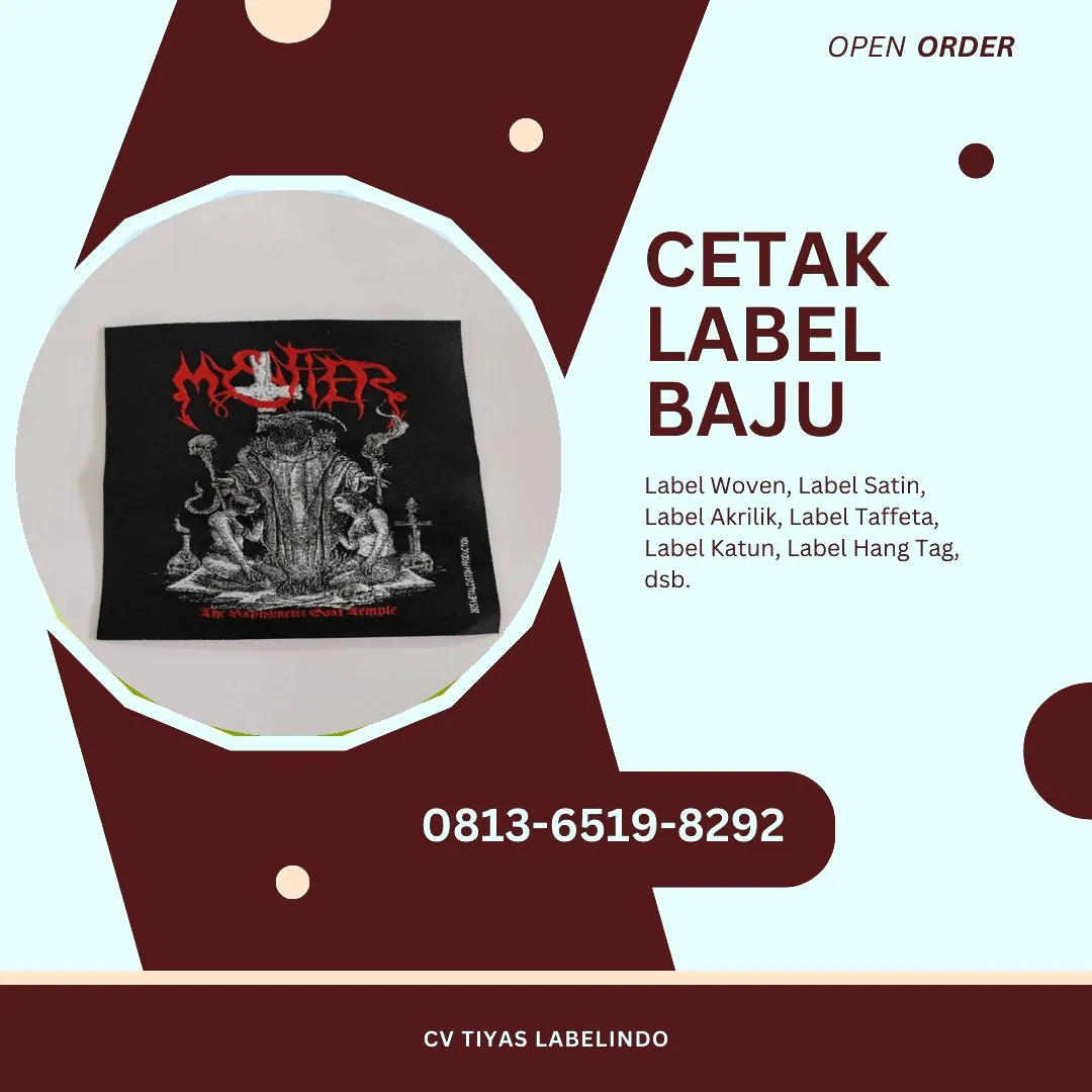Cetak Label Baju Brebes, 0813-6519-8292 (WA)