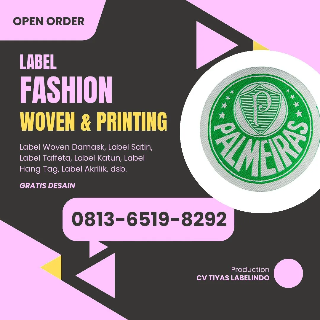 Cetak Label Baju Karanganyar, 0813-6519-8292 (WA)