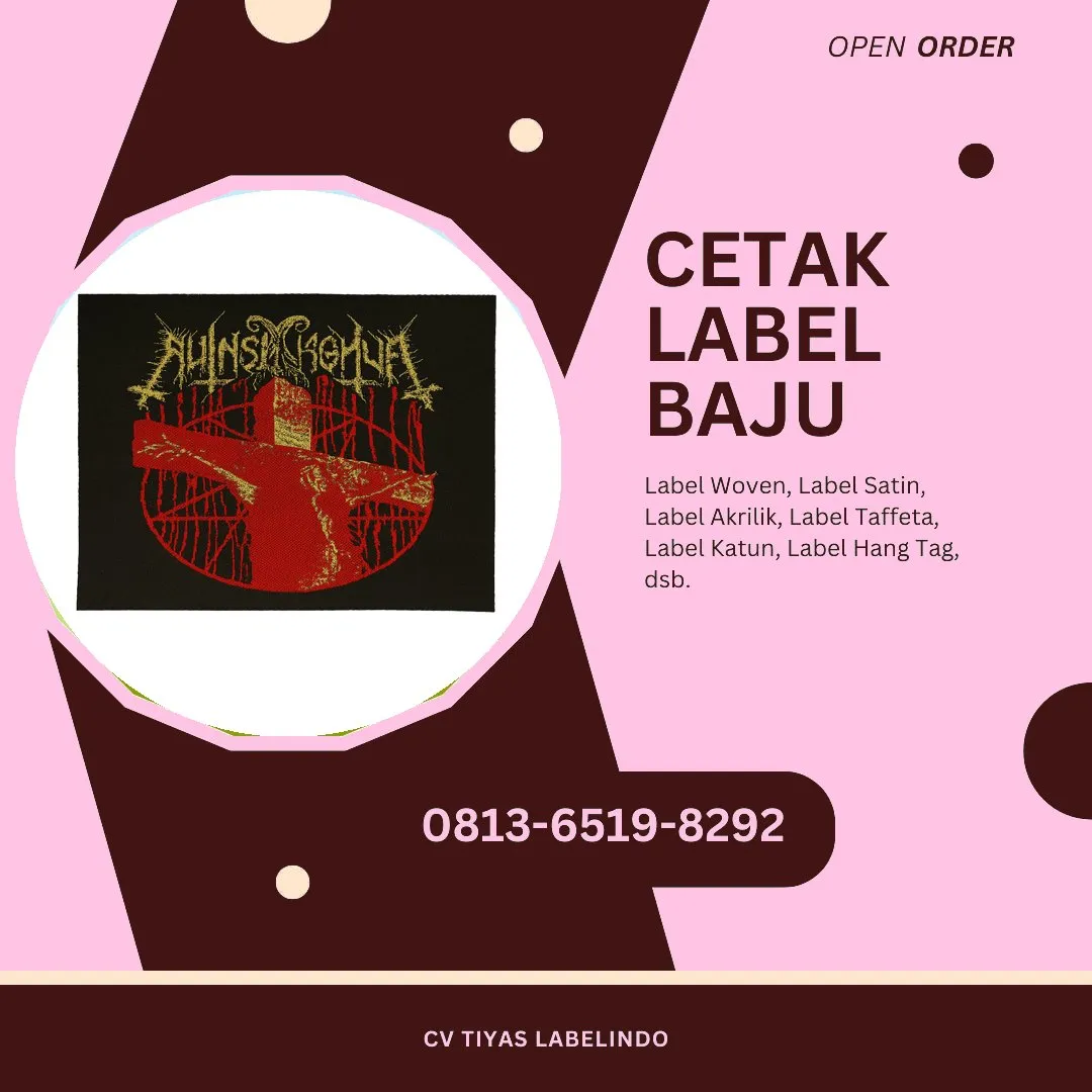 Cetak Label Baju Kebumen, 0813-6519-8292 (WA)