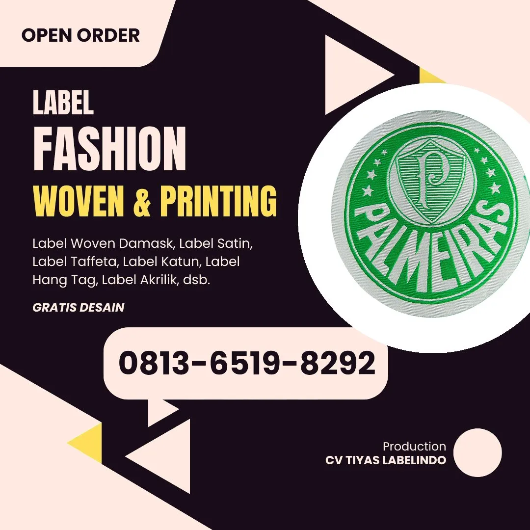 Cetak Label Baju di Kebumen, Label Woven Kebumen, Bikin Label Baju Kebumen, Pembuatan Label Baju Kebumen, Pesan Label Merk Baju Kebumen Cetak Label Kebumen, Label Baju Terdekat Kebumen