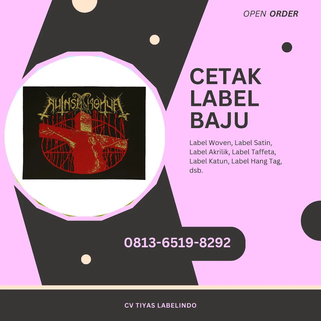 Cetak Label Baju Pekalongan, 0813-6519-8292 (WA)