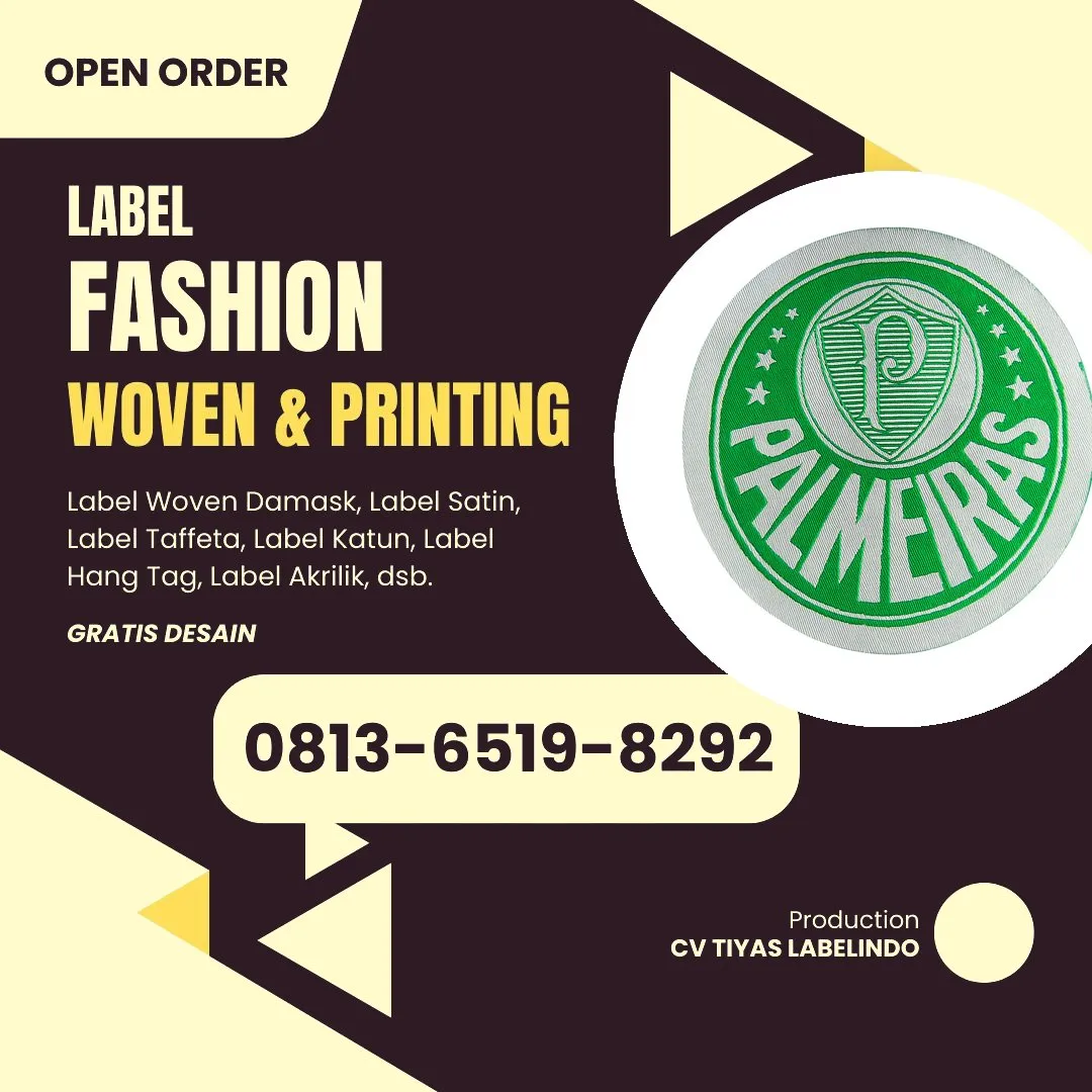 Cetak Label Baju Surakarta, 0813-6519-8292 (WA)