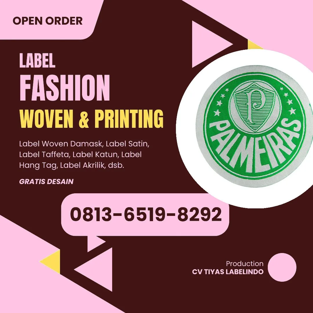 Cetak Label Baju Purwakarta, 0813-6519-8292 (WA)