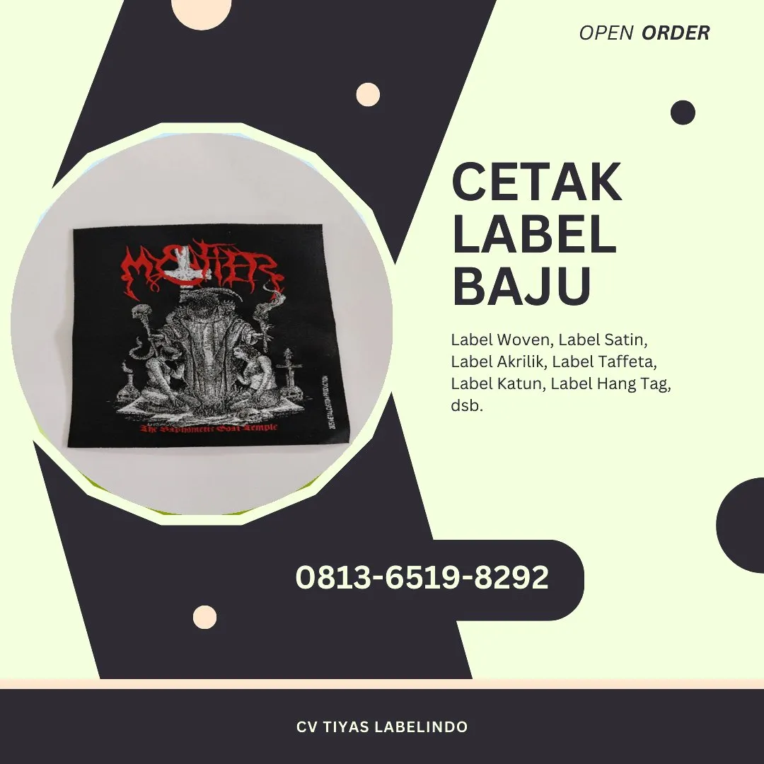Cetak Label Baju Depok, 0813-6519-8292 (WA)