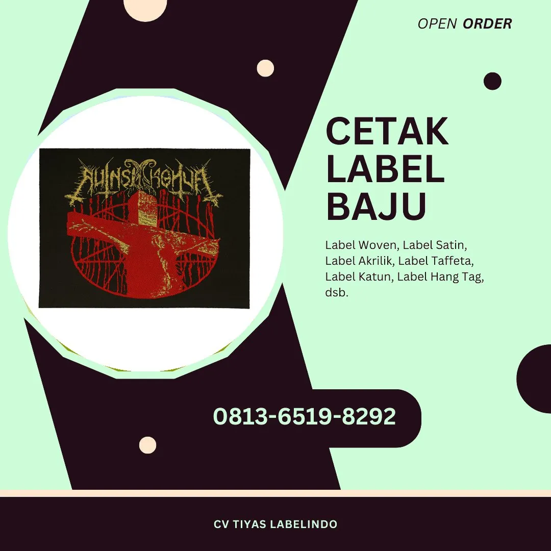 Cetak Label Baju Cibinong, 0813-6519-8292 (WA)