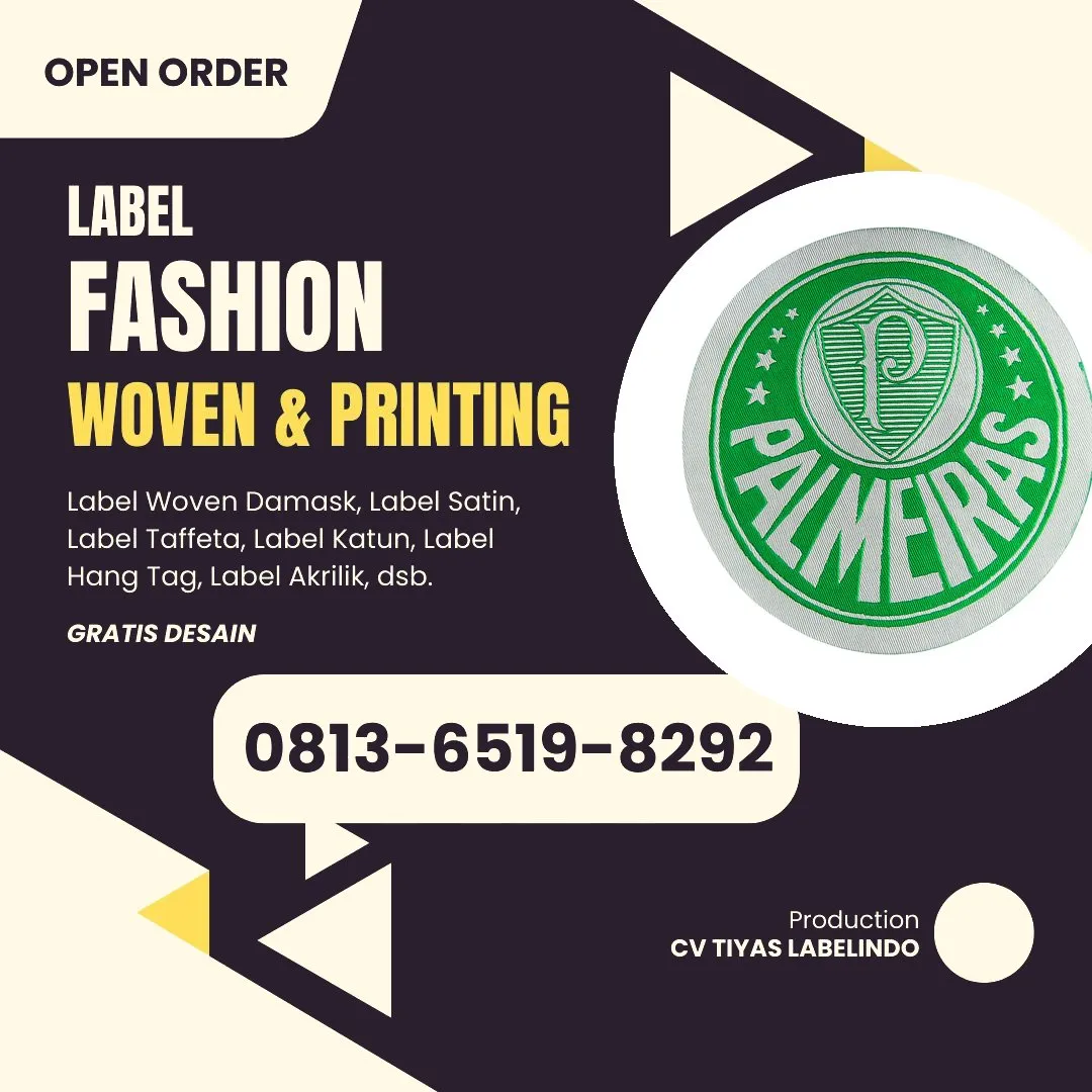 Cetak Label Baju di Cibinong, Label Woven Cibinong, Bikin Label Baju Cibinong, Pembuatan Label Baju Cibinong, Pesan Label Merk Baju Cibinong Cetak Label Cibinong, Label Baju Terdekat Cibinong