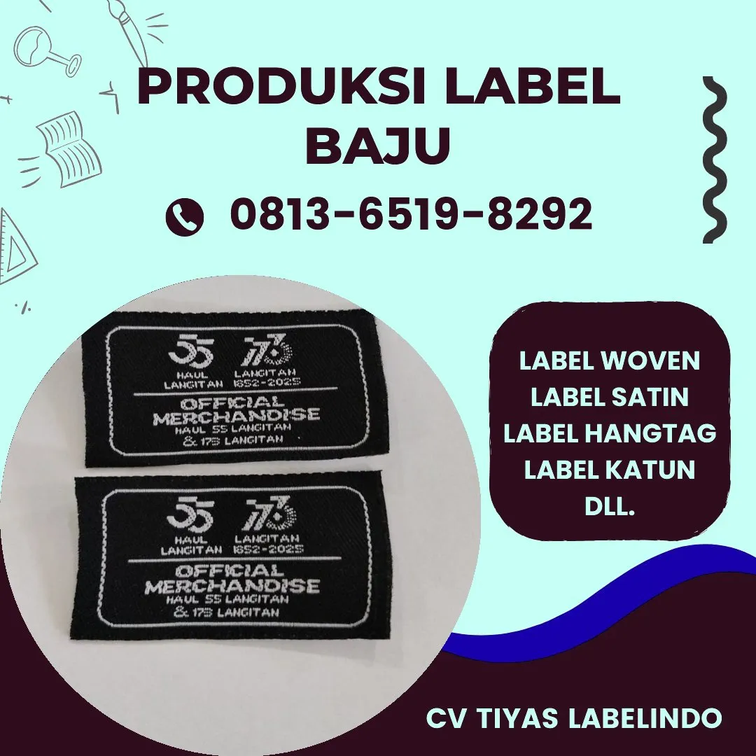 Cetak Label Baju di Kepulauan Seribu, Label Woven Kepulauan Seribu, Bikin Label Baju Kepulauan Seribu, Pembuatan Label Baju Kepulauan Seribu, Pesan Label Merk Baju Kepulauan Seribu Cetak Label Kepulauan Seribu, Label Baju Terdekat Kepulauan Seribu