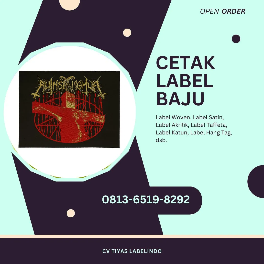 Cetak Label Baju Jakarta Barat, 0813-6519-8292 (WA)