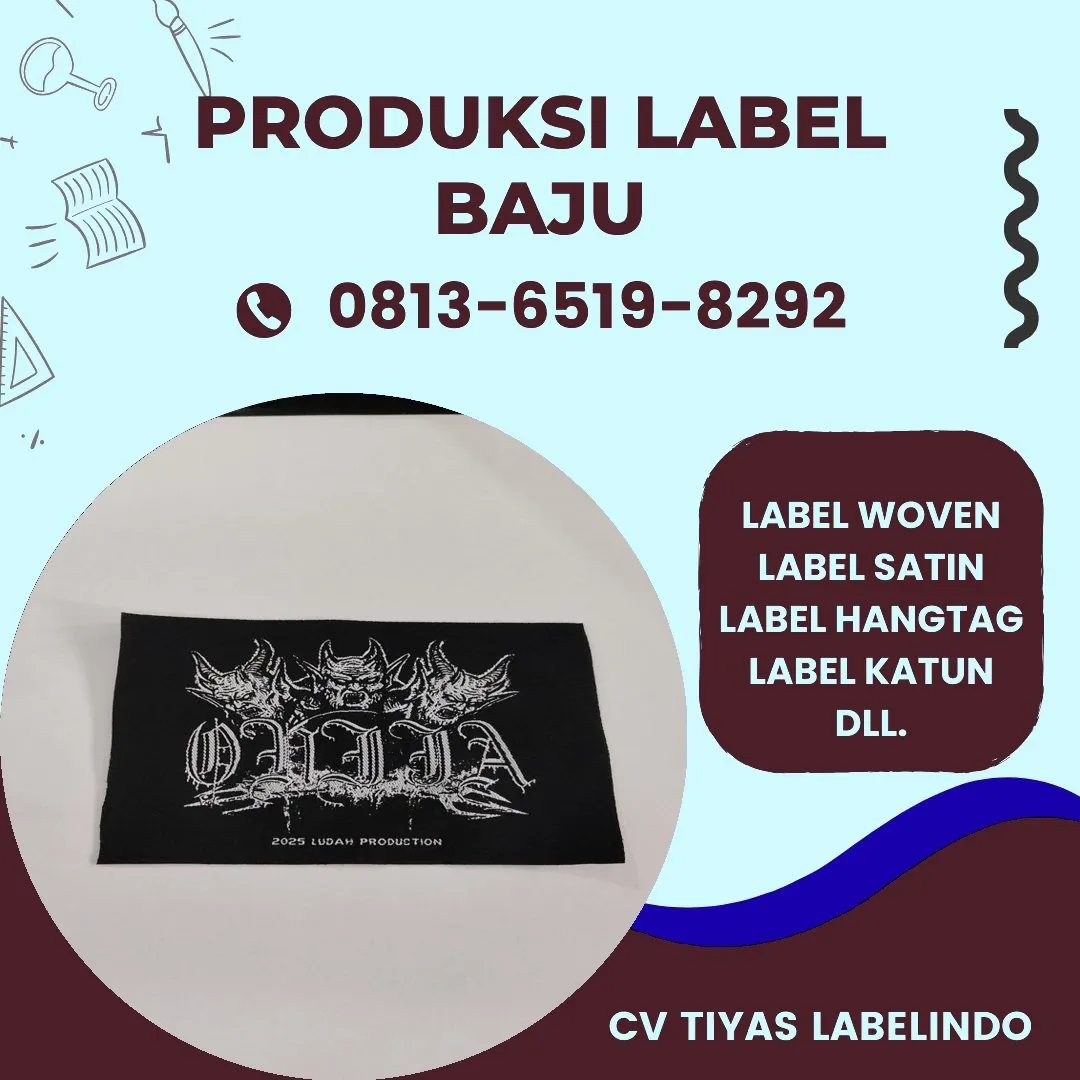 Cetak Label Baju di Pulau Pramuka, Label Woven Pulau Pramuka, Bikin Label Baju Pulau Pramuka, Pembuatan Label Baju Pulau Pramuka, Pesan Label Merk Baju Pulau Pramuka Cetak Label Pulau Pramuka, Label Baju Terdekat Pulau Pramuka