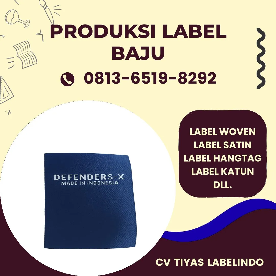Cetak Label Baju di Menteng, Label Woven Menteng, Bikin Label Baju Menteng, Pembuatan Label Baju Menteng, Pesan Label Merk Baju Menteng Cetak Label Menteng, Label Baju Terdekat Menteng