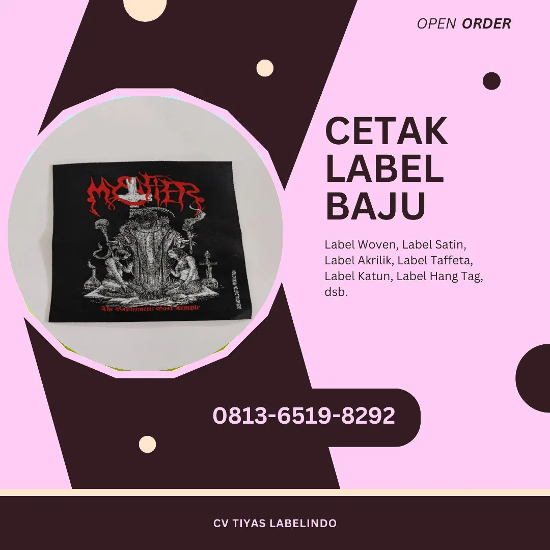 Cetak Label Baju Koja, 0813-6519-8292 (WA)