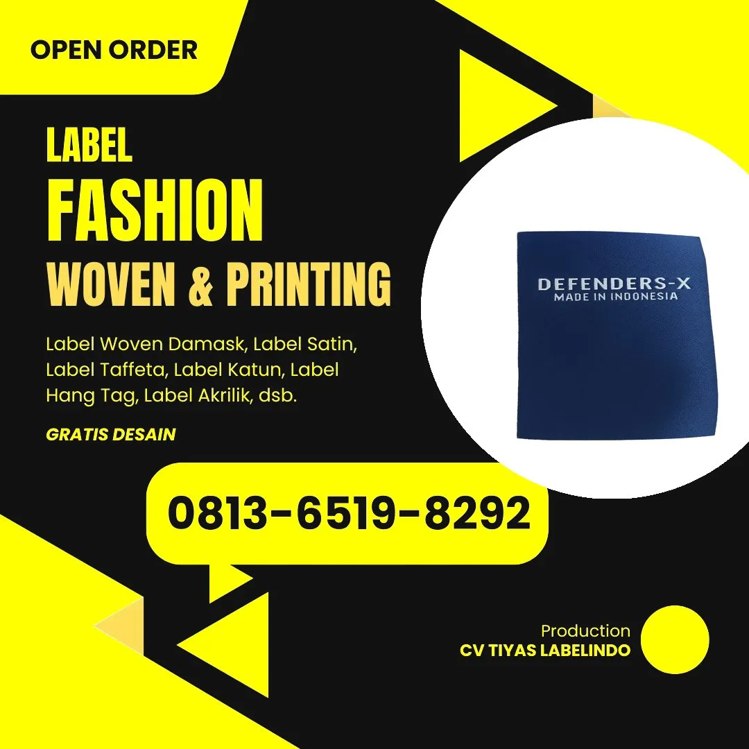 Cetak Label Baju Rangkasbitung, 0813-6519-8292 (WA)