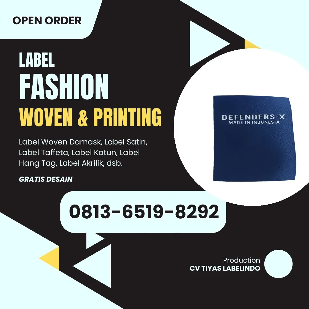 Cetak Label Baju di Ciputat, Label Woven Ciputat, Bikin Label Baju Ciputat, Pembuatan Label Baju Ciputat, Pesan Label Merk Baju Ciputat Cetak Label Ciputat, Label Baju Terdekat Ciputat