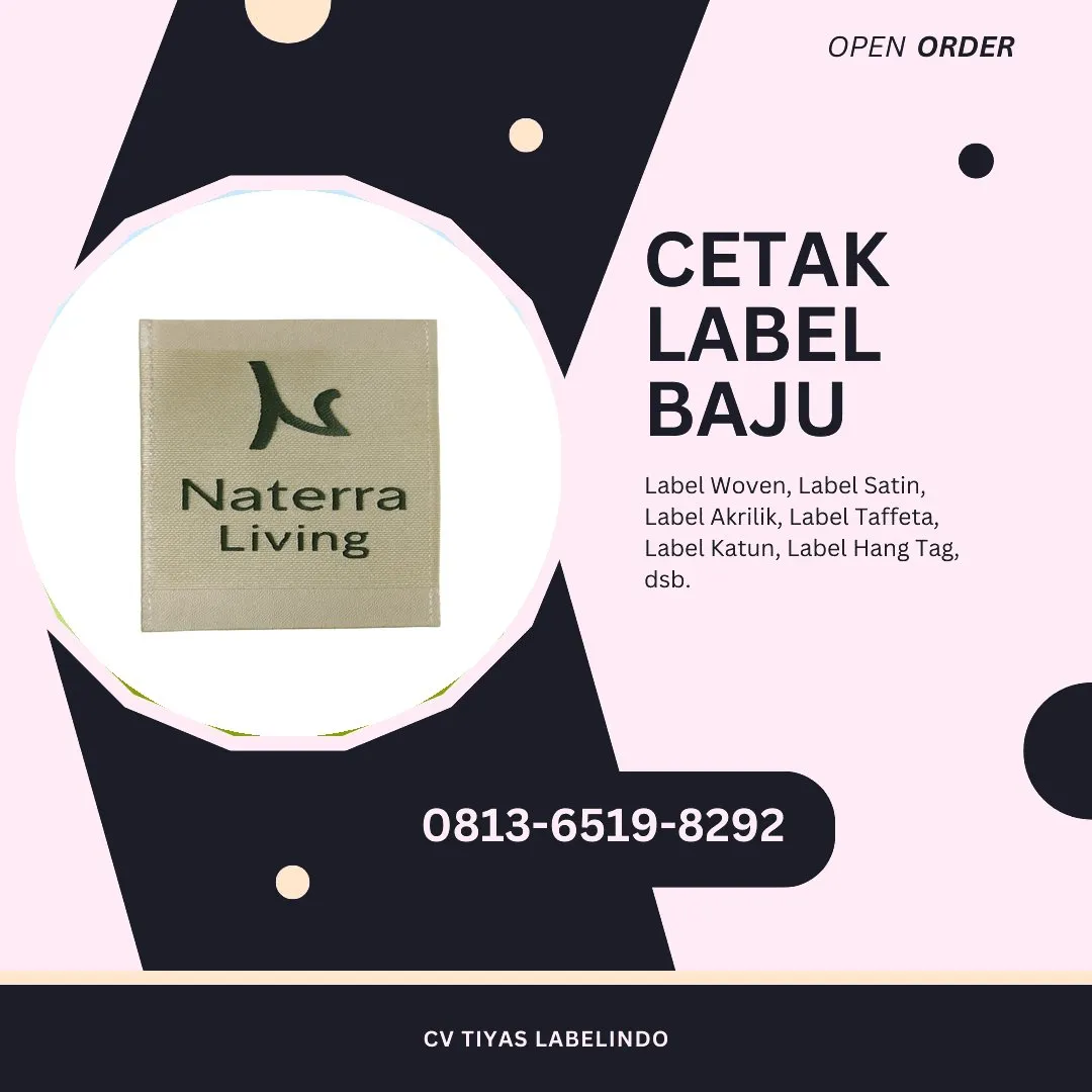 Cetak Label Baju Buleleng Bali, 0813-6519-8292 (WA)