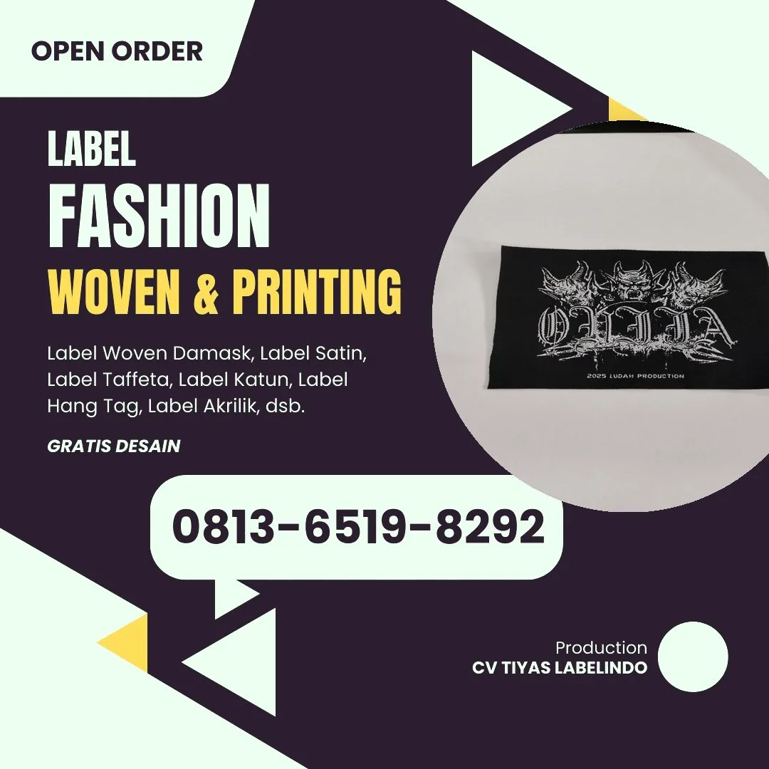 Cetak Label Baju di Jembrana Bali, Label Woven Jembrana Bali, Bikin Label Baju Jembrana Bali, Pembuatan Label Baju Jembrana Bali, Pesan Label Merk Baju Jembrana Bali Cetak Label Jembrana Bali, Label Baju Terdekat Jembrana Bali