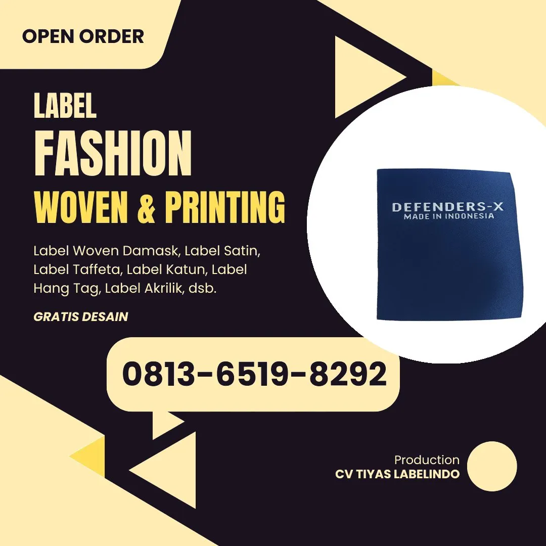 Cetak Label Baju di Denpasar Bali, Label Woven Denpasar Bali, Bikin Label Baju Denpasar Bali, Pembuatan Label Baju Denpasar Bali, Pesan Label Merk Baju Denpasar Bali Cetak Label Denpasar Bali, Label Baju Terdekat Denpasar Bali