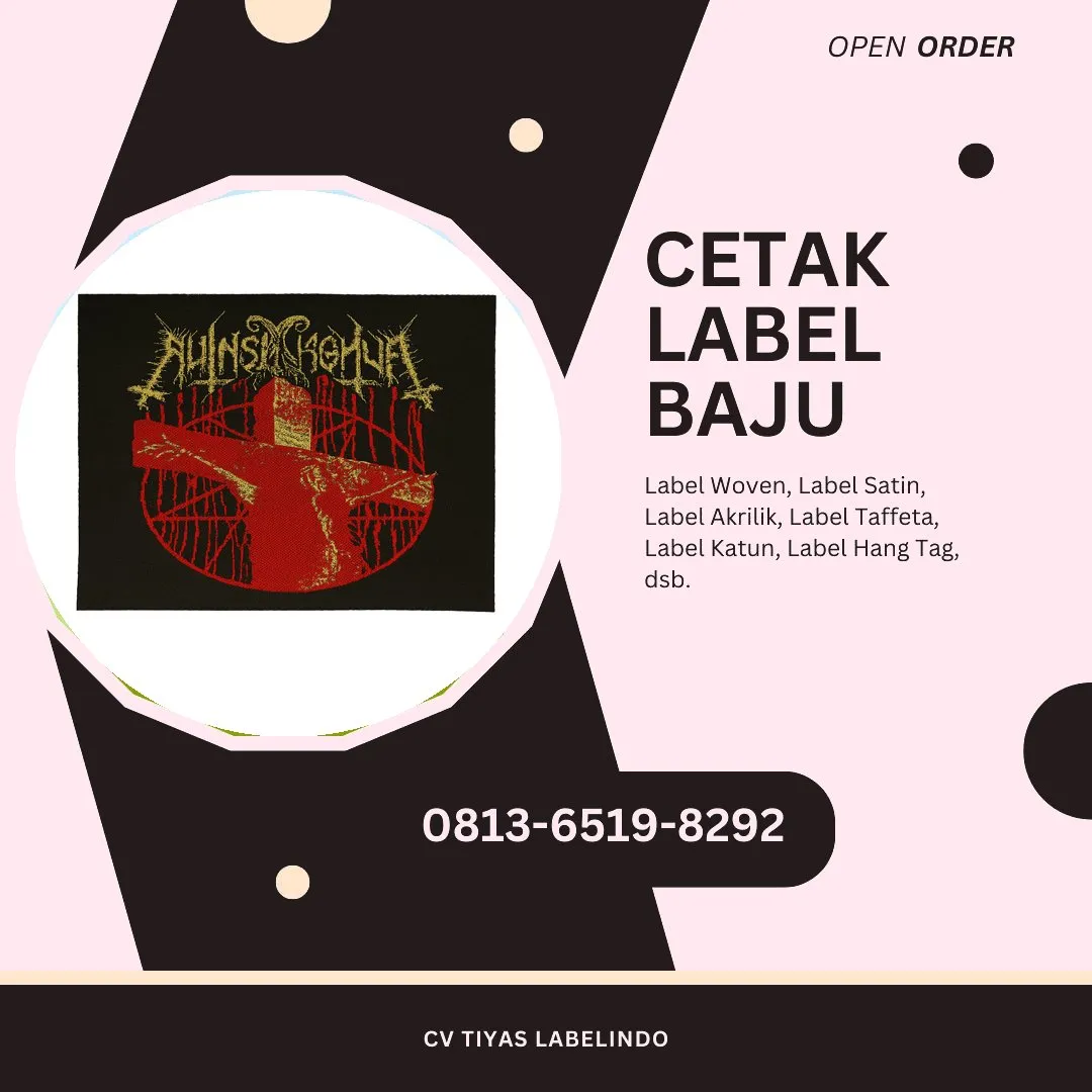 Cetak Label Baju Bangka Tengah, 0813-6519-8292 (WA)