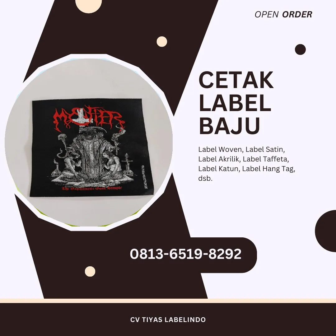 Cetak Label Baju Belitung Timur, 0813-6519-8292 (WA)