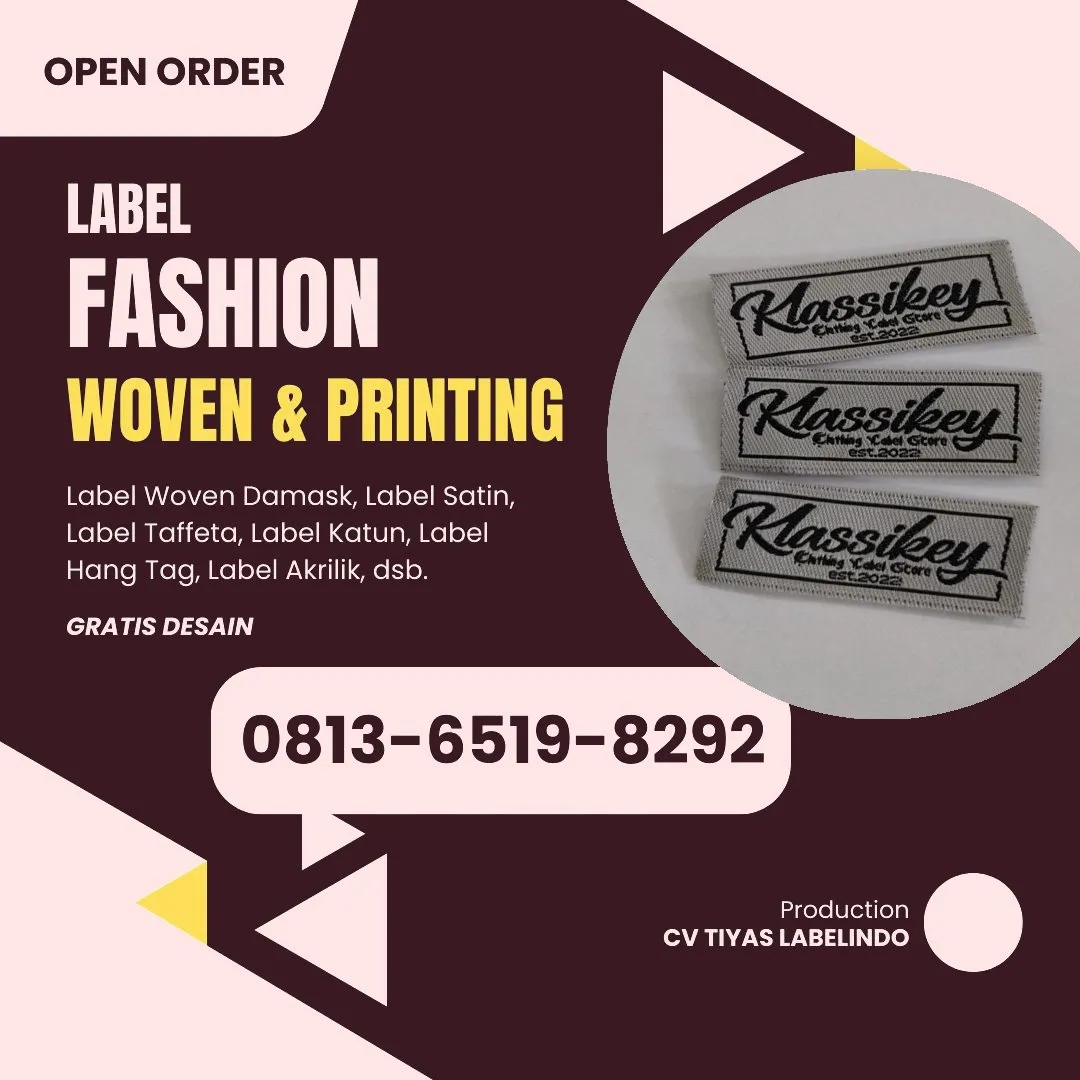 Cetak Label Baju di Seluma Bengkulu, Label Woven Seluma Bengkulu, Bikin Label Baju Seluma Bengkulu, Pembuatan Label Baju Seluma Bengkulu, Pesan Label Merk Baju Seluma Bengkulu Cetak Label Seluma Bengkulu, Label Baju Terdekat Seluma Bengkulu