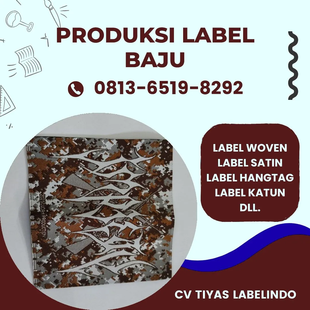 Cetak Label Baju di Sungaipenuh Jambi, Label Woven Sungaipenuh Jambi, Bikin Label Baju Sungaipenuh Jambi, Pembuatan Label Baju Sungaipenuh Jambi, Pesan Label Merk Baju Sungaipenuh Jambi Cetak Label Sungaipenuh Jambi, Label Baju Terdekat Sungaipenuh Jambi