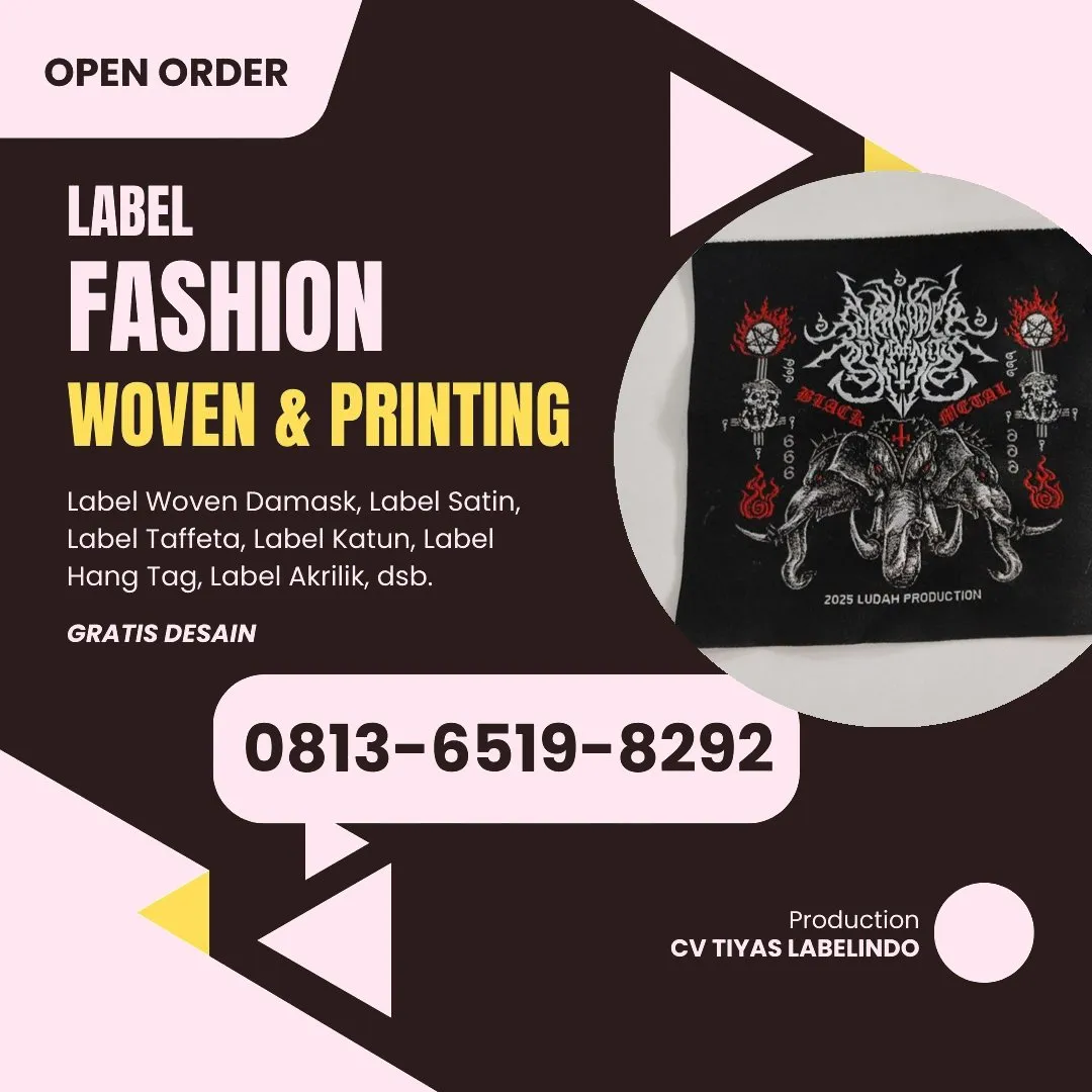 Cetak Label Baju di Kubu Raya, Label Woven Kubu Raya, Bikin Label Baju Kubu Raya, Pembuatan Label Baju Kubu Raya, Pesan Label Merk Baju Kubu Raya Cetak Label Kubu Raya, Label Baju Terdekat Kubu Raya