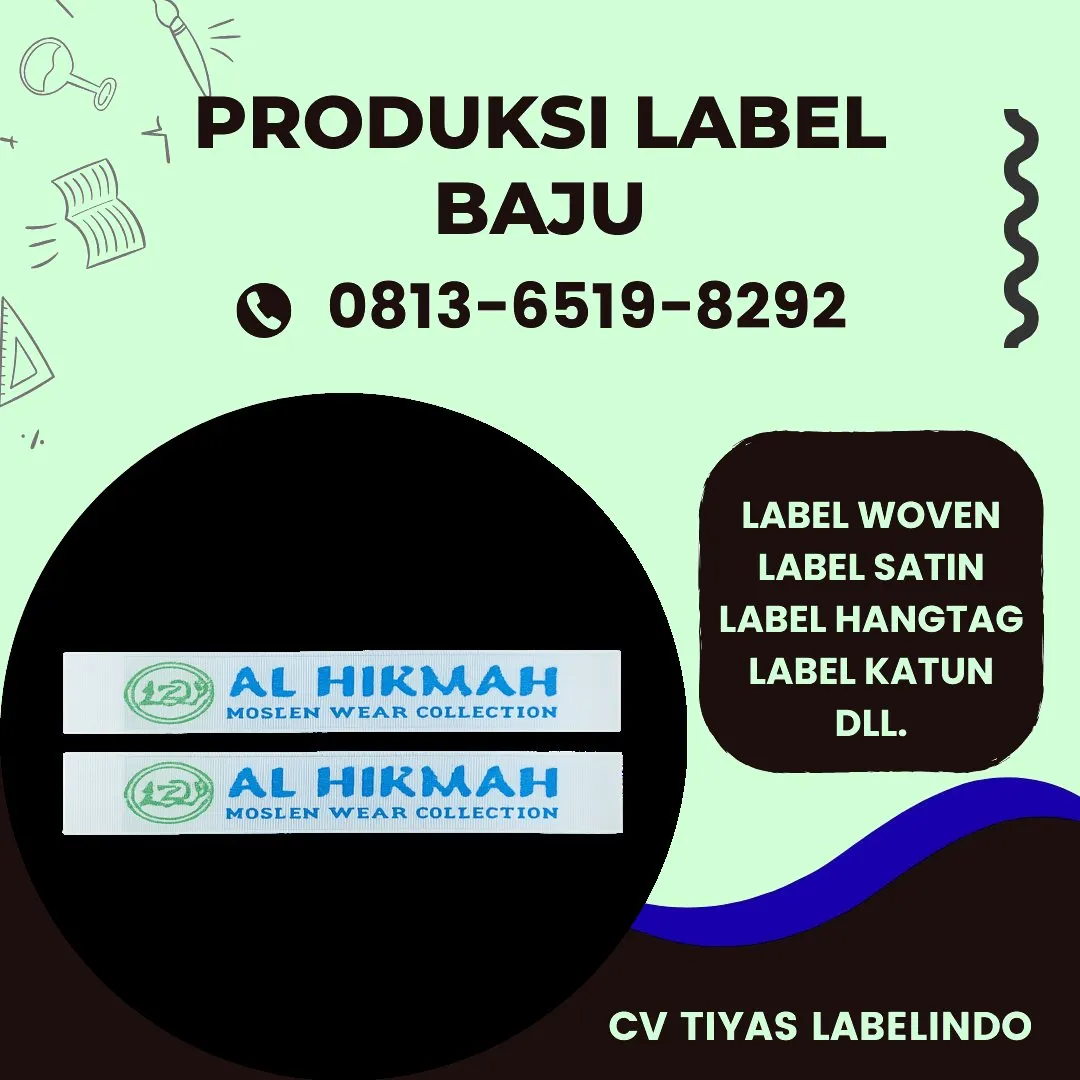 Cetak Label Baju di Landak, Label Woven Landak, Bikin Label Baju Landak, Pembuatan Label Baju Landak, Pesan Label Merk Baju Landak Cetak Label Landak, Label Baju Terdekat Landak