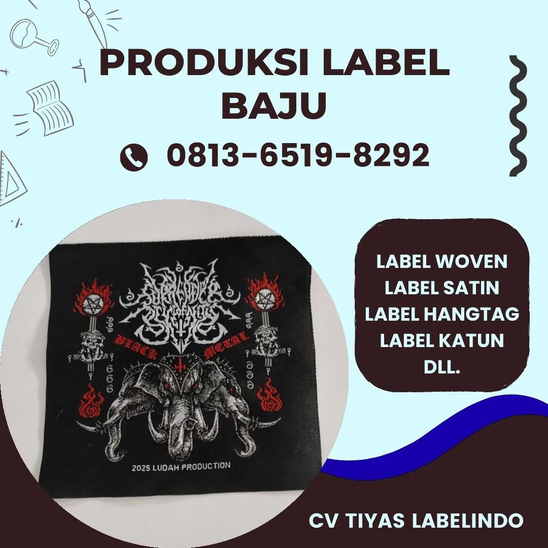 Cetak Label Baju di Sanggau, Label Woven Sanggau, Bikin Label Baju Sanggau, Pembuatan Label Baju Sanggau, Pesan Label Merk Baju Sanggau Cetak Label Sanggau, Label Baju Terdekat Sanggau