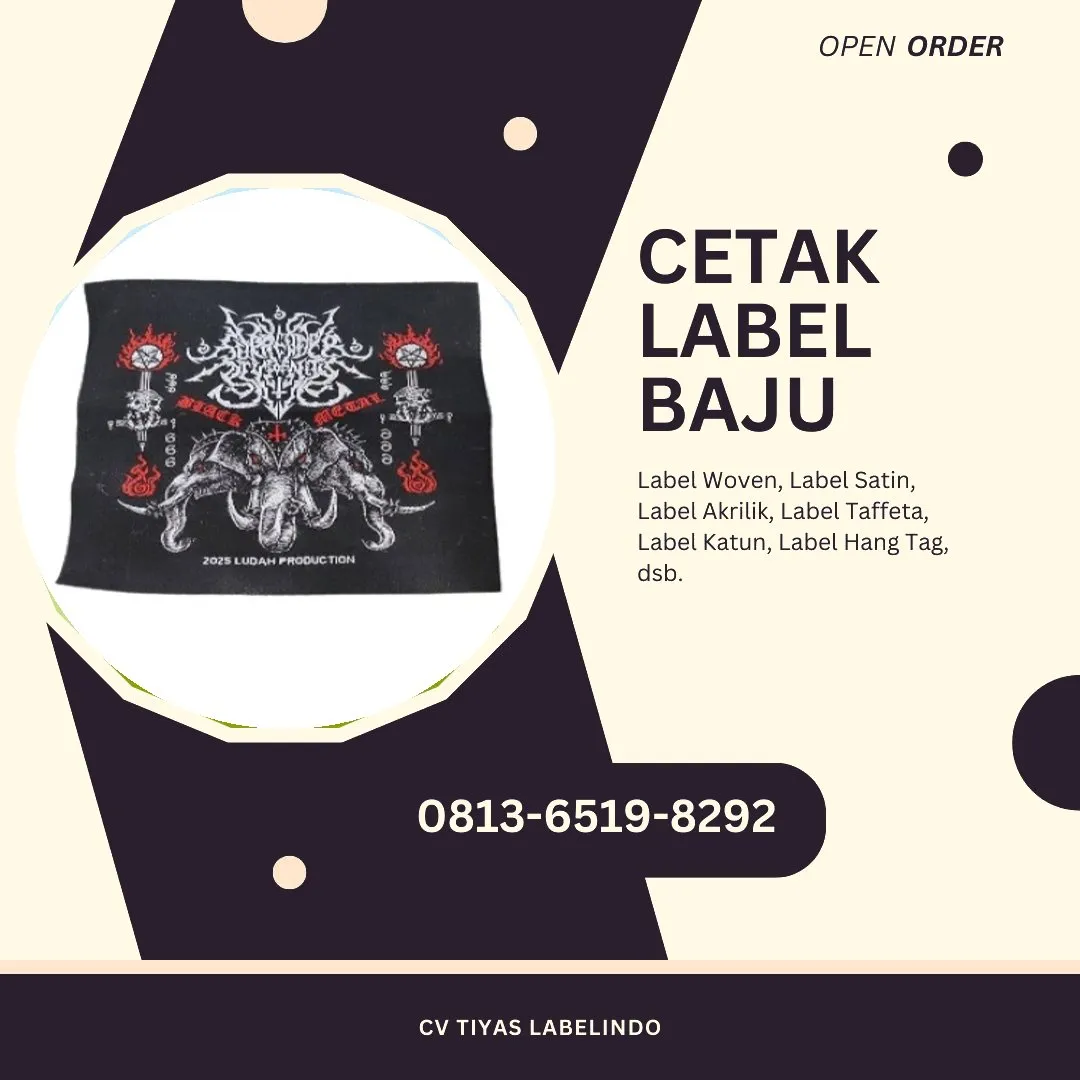 Cetak Label Baju Balangan, 0813-6519-8292 (WA)