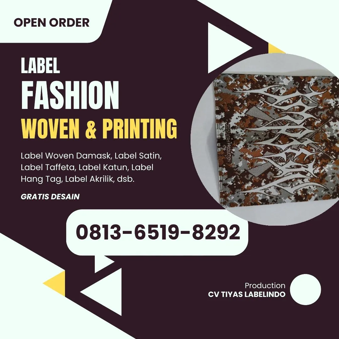 Cetak Label Baju di Balangan, Label Woven Balangan, Bikin Label Baju Balangan, Pembuatan Label Baju Balangan, Pesan Label Merk Baju Balangan Cetak Label Balangan, Label Baju Terdekat Balangan