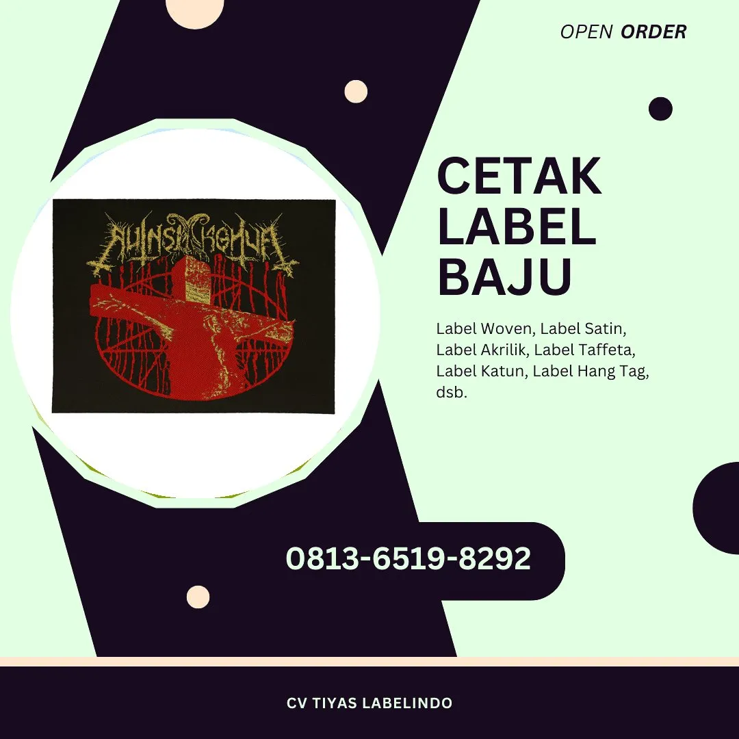 Cetak Label Baju Barito Kuala, 0813-6519-8292 (WA)