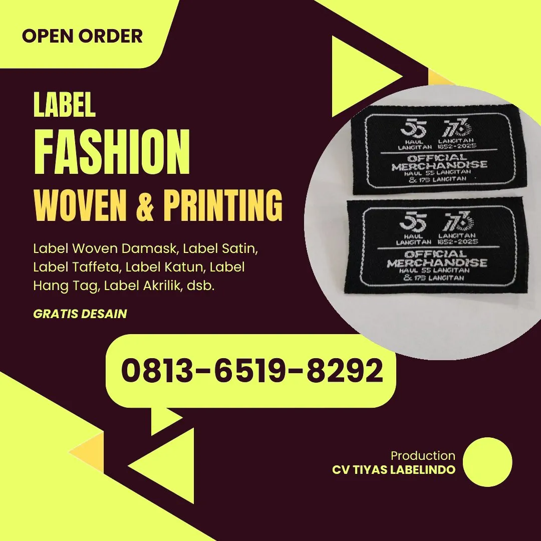 Cetak Label Baju di Barito Selatan, Label Woven Barito Selatan, Bikin Label Baju Barito Selatan, Pembuatan Label Baju Barito Selatan, Pesan Label Merk Baju Barito Selatan Cetak Label Barito Selatan, Label Baju Terdekat Barito Selatan