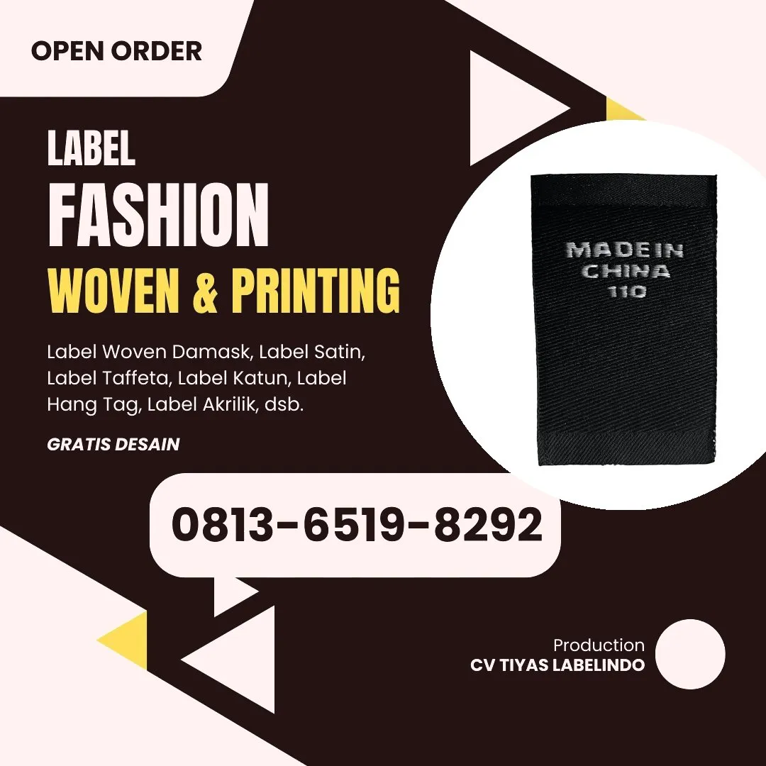 Cetak Label Baju di Barito Utara, Label Woven Barito Utara, Bikin Label Baju Barito Utara, Pembuatan Label Baju Barito Utara, Pesan Label Merk Baju Barito Utara Cetak Label Barito Utara, Label Baju Terdekat Barito Utara