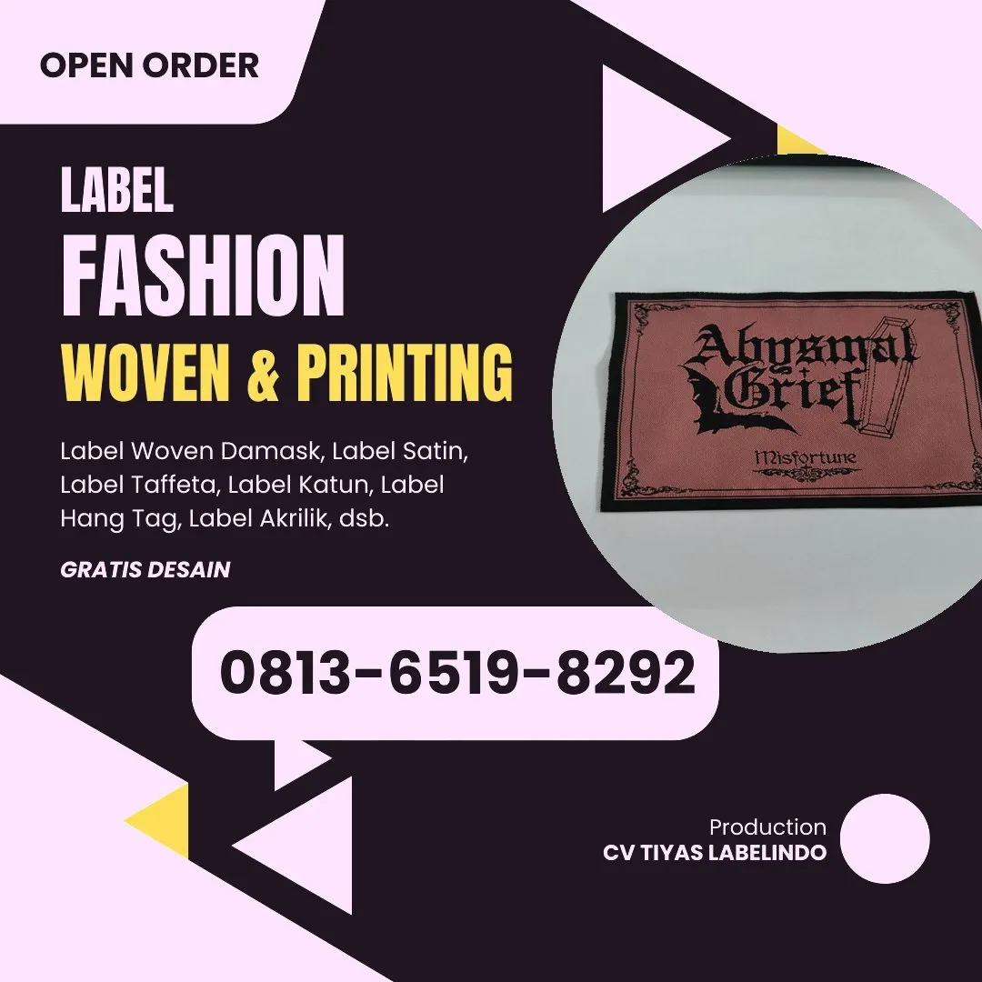 Cetak Label Baju di Pulang Pisau, Label Woven Pulang Pisau, Bikin Label Baju Pulang Pisau, Pembuatan Label Baju Pulang Pisau, Pesan Label Merk Baju Pulang Pisau Cetak Label Pulang Pisau, Label Baju Terdekat Pulang Pisau