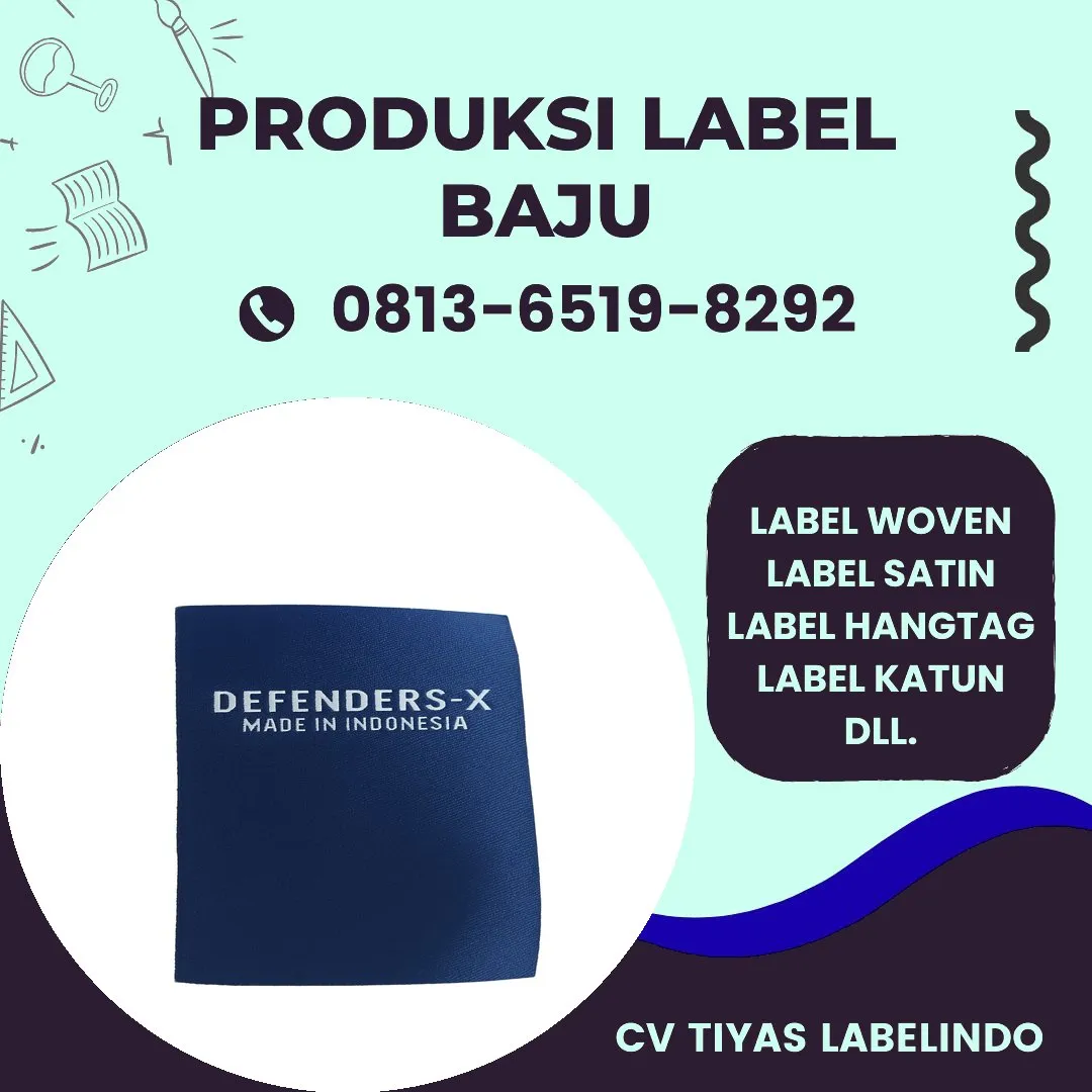 Cetak Label Baju di Kutai Timur, Label Woven Kutai Timur, Bikin Label Baju Kutai Timur, Pembuatan Label Baju Kutai Timur, Pesan Label Merk Baju Kutai Timur Cetak Label Kutai Timur, Label Baju Terdekat Kutai Timur