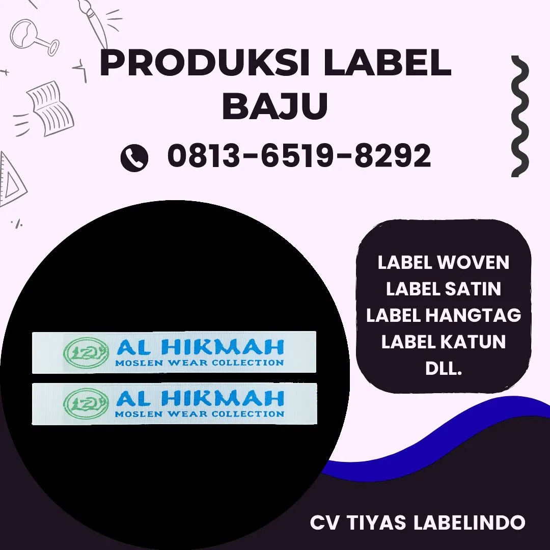 Cetak Label Baju di Paser, Label Woven Paser, Bikin Label Baju Paser, Pembuatan Label Baju Paser, Pesan Label Merk Baju Paser Cetak Label Paser, Label Baju Terdekat Paser