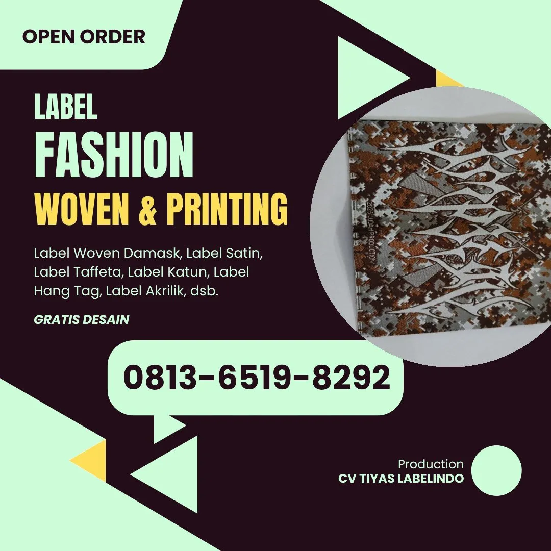 Cetak Label Baju di Karimun Riau, Label Woven Karimun Riau, Bikin Label Baju Karimun Riau, Pembuatan Label Baju Karimun Riau, Pesan Label Merk Baju Karimun Riau Cetak Label Karimun Riau, Label Baju Terdekat Karimun Riau