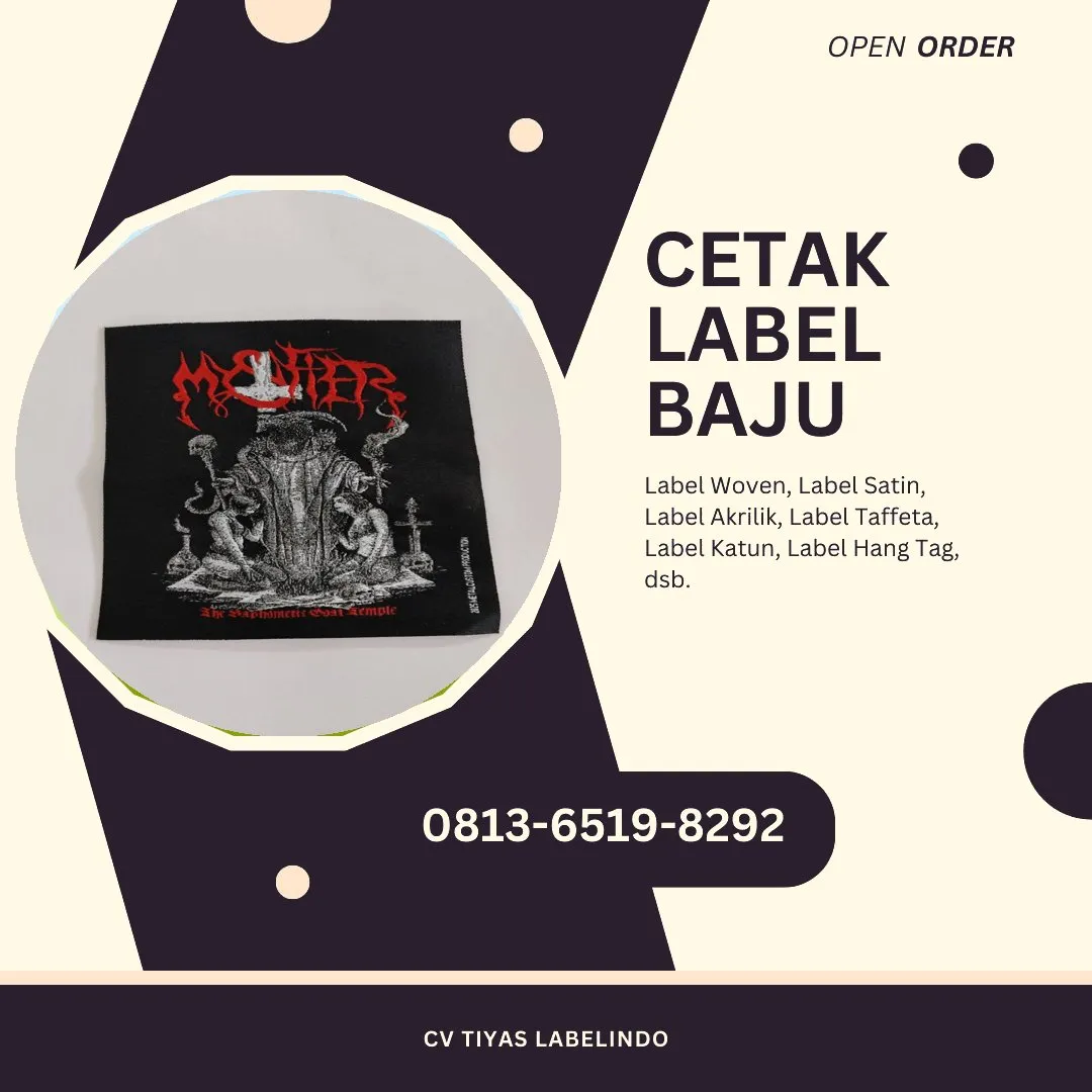 Cetak Label Baju Lampung Tengah, 0813-6519-8292 (WA)
