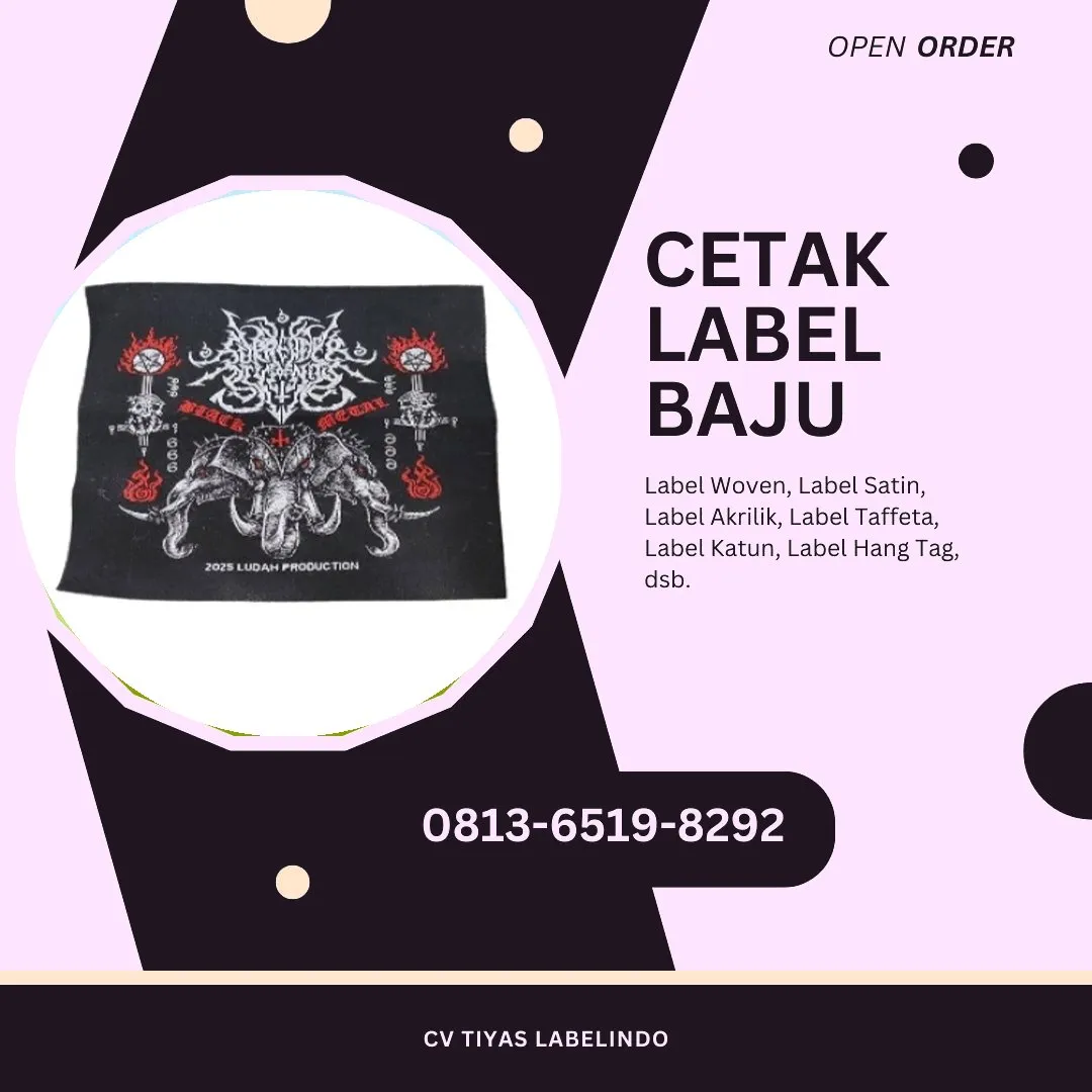 Cetak Label Baju Buru, 0813-6519-8292 (WA)