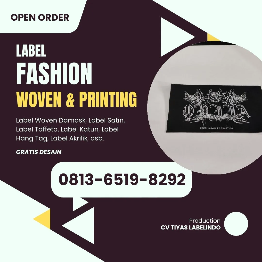 Cetak Label Baju di Maluku Tenggara, Label Woven Maluku Tenggara, Bikin Label Baju Maluku Tenggara, Pembuatan Label Baju Maluku Tenggara, Pesan Label Merk Baju Maluku Tenggara Cetak Label Maluku Tenggara, Label Baju Terdekat Maluku Tenggara