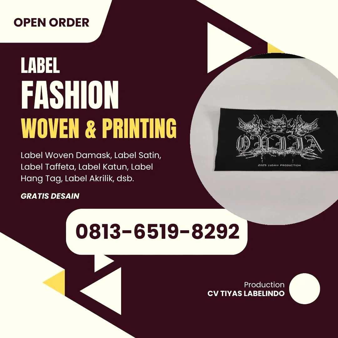 Cetak Label Baju di Halmahera Tengah, Label Woven Halmahera Tengah, Bikin Label Baju Halmahera Tengah, Pembuatan Label Baju Halmahera Tengah, Pesan Label Merk Baju Halmahera Tengah Cetak Label Halmahera Tengah, Label Baju Terdekat Halmahera Tengah