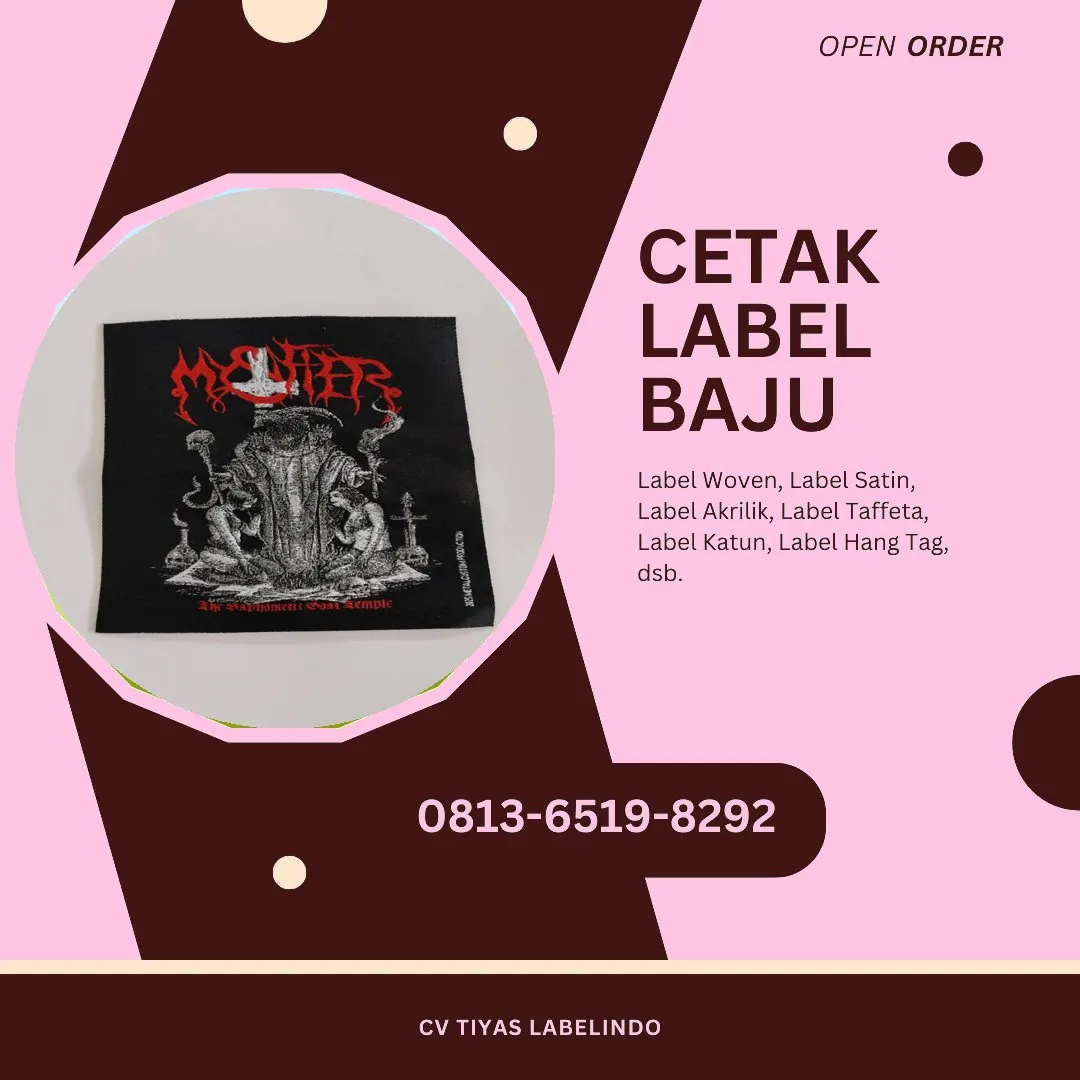 Cetak Label Baju Pulau Morotai, 0813-6519-8292 (WA)