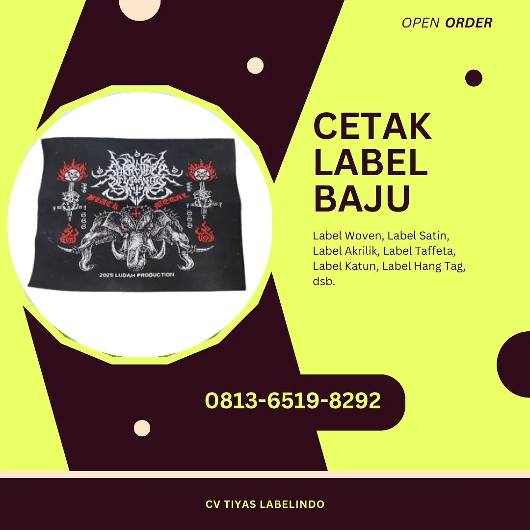 Cetak Label Baju Aceh Barat, 0813-6519-8292 (WA)