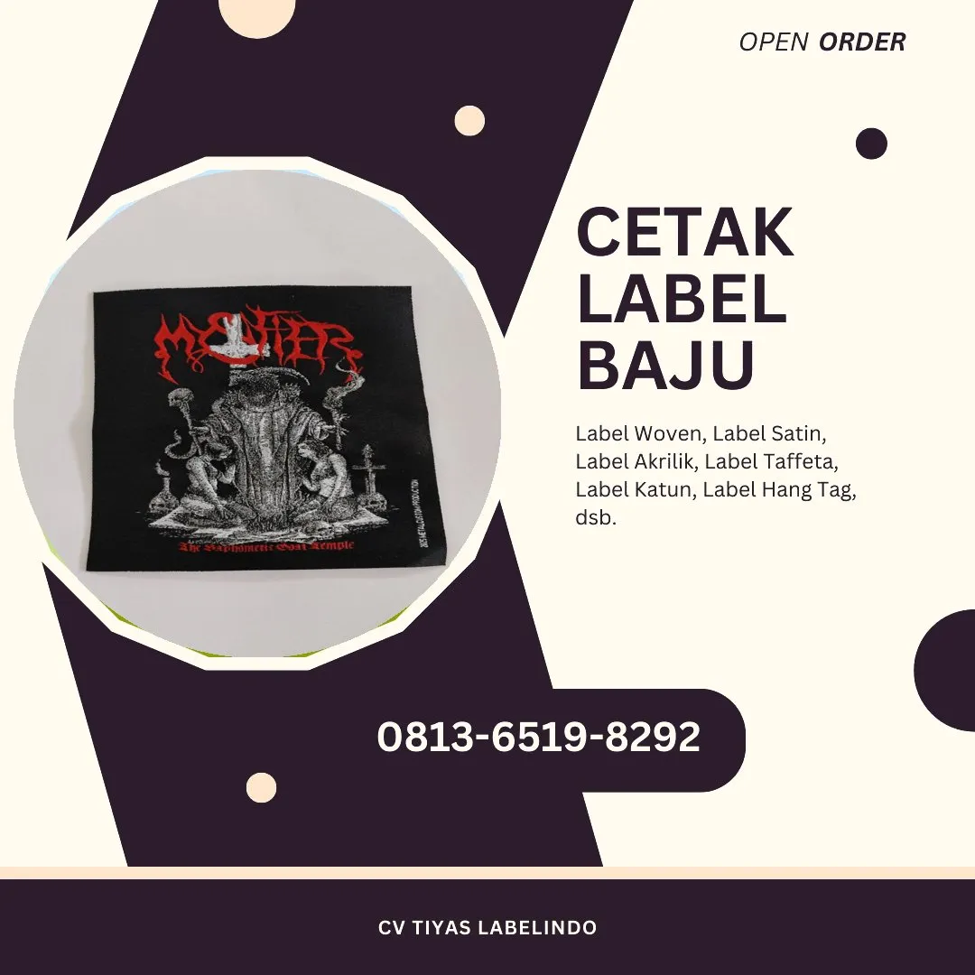 Cetak Label Baju Aceh Barat Daya, 0813-6519-8292 (WA)