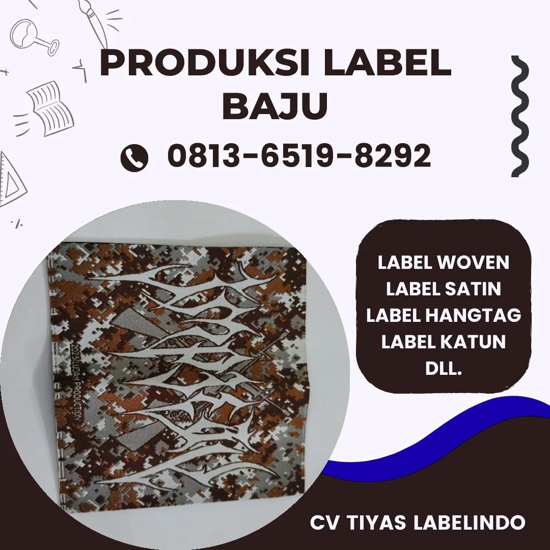 Cetak Label Baju di Aceh Jaya, Label Woven Aceh Jaya, Bikin Label Baju Aceh Jaya, Pembuatan Label Baju Aceh Jaya, Pesan Label Merk Baju Aceh Jaya Cetak Label Aceh Jaya, Label Baju Terdekat Aceh Jaya