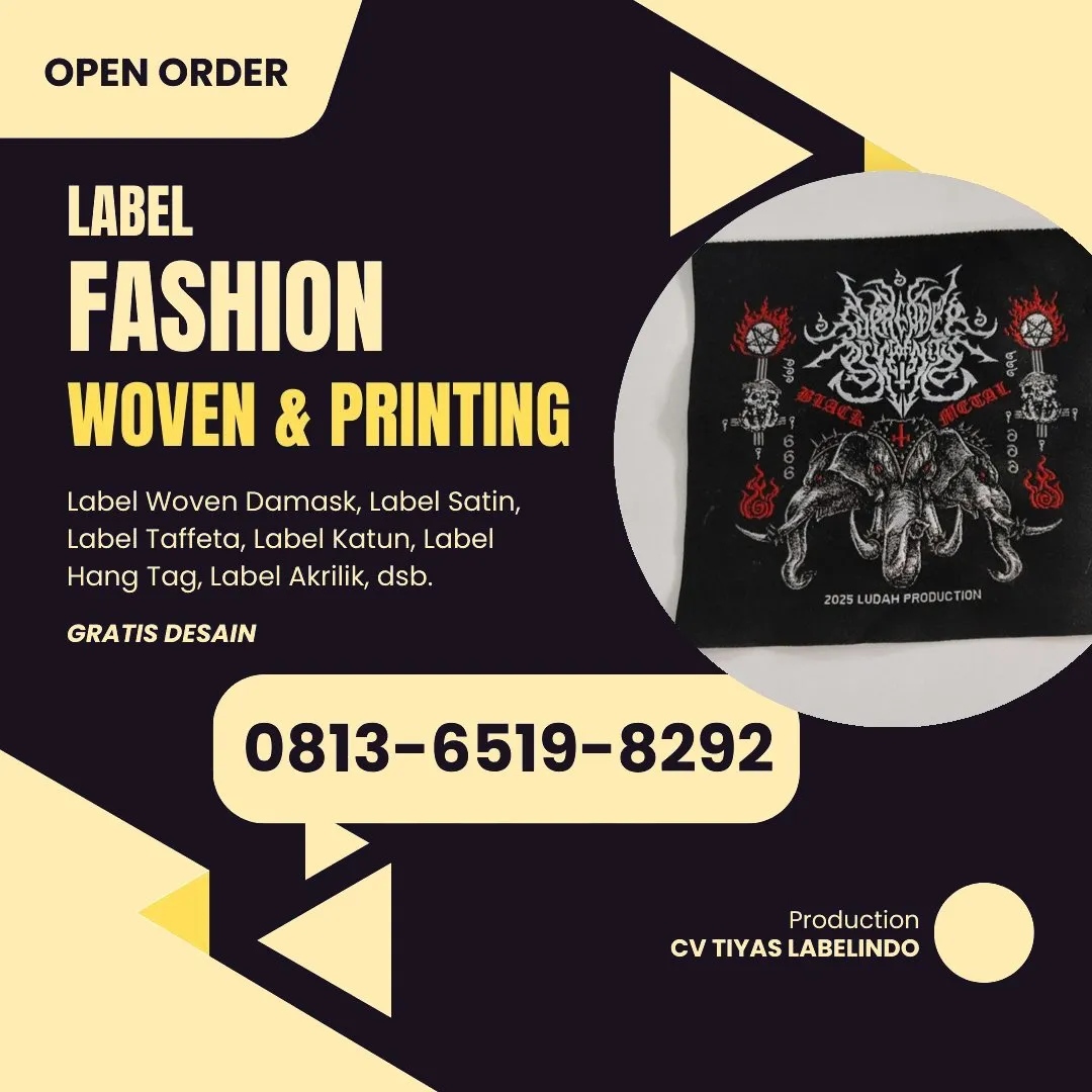 Cetak Label Baju di Aceh Selatan, Label Woven Aceh Selatan, Bikin Label Baju Aceh Selatan, Pembuatan Label Baju Aceh Selatan, Pesan Label Merk Baju Aceh Selatan Cetak Label Aceh Selatan, Label Baju Terdekat Aceh Selatan