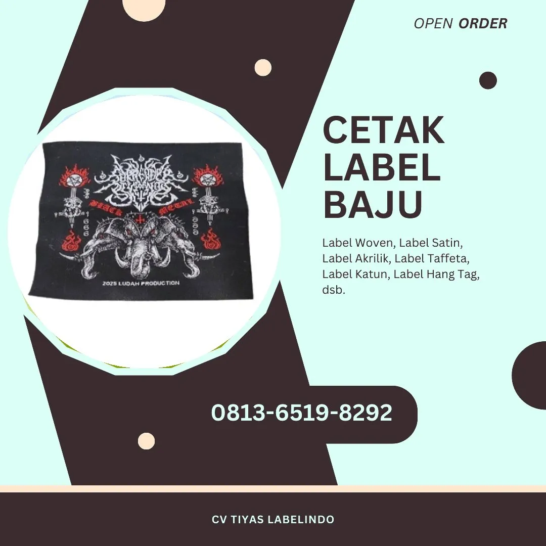 Cetak Label Baju Aceh Tenggara, 0813-6519-8292 (WA)