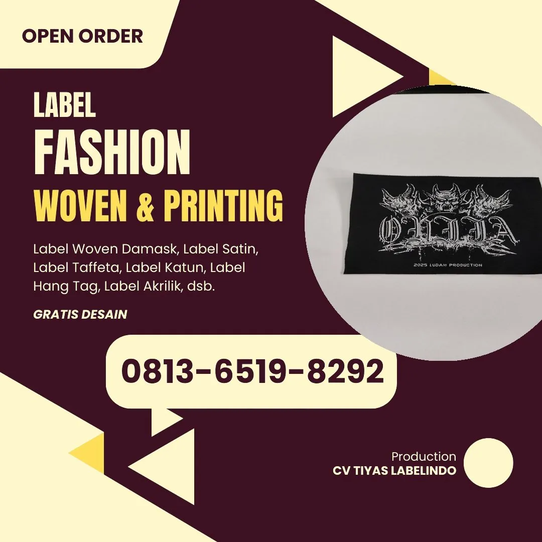 Cetak Label Baju di Pidie Jaya, Label Woven Pidie Jaya, Bikin Label Baju Pidie Jaya, Pembuatan Label Baju Pidie Jaya, Pesan Label Merk Baju Pidie Jaya Cetak Label Pidie Jaya, Label Baju Terdekat Pidie Jaya