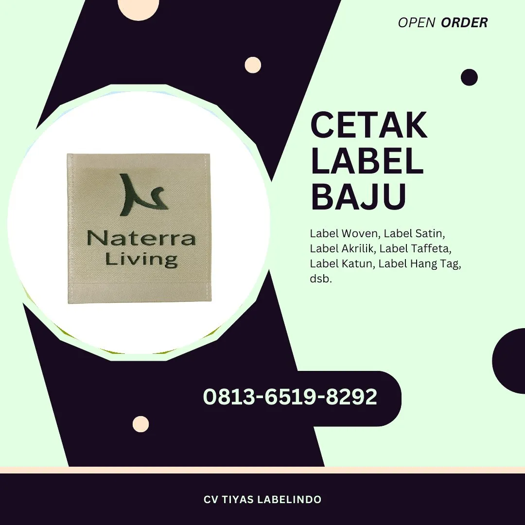 Cetak Label Baju Simeulue, 0813-6519-8292 (WA)